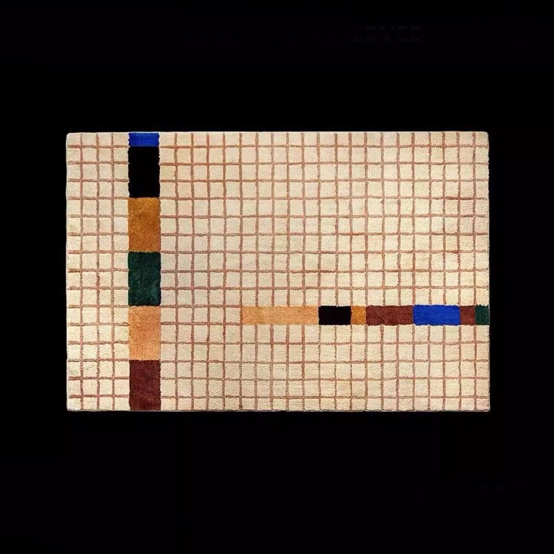 TipToe芒果格栅 客厅地毯沙发茶几地垫卧室地毯轻奢高级感彷羊绒