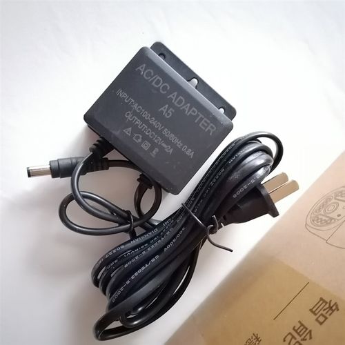 监控电源适配器POWER摄像头配件电源线转换器圆头小口插电5V12V2A