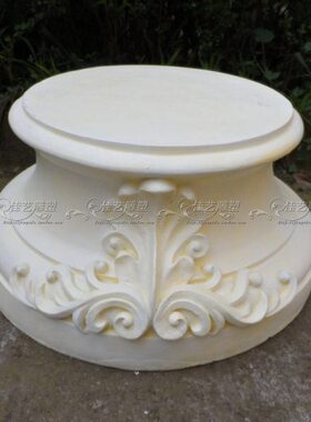 欧式玻璃钢人物雕塑艺术品客厅户外落地摆设可定制作加高底罗马柱