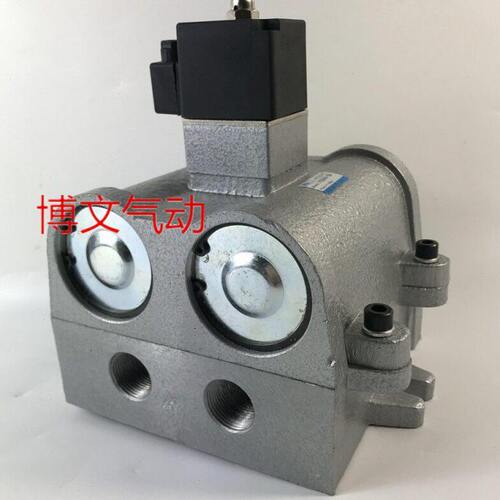 浙博文G1寸DN25二位五通截止阀K25JD-25 常闭电磁阀