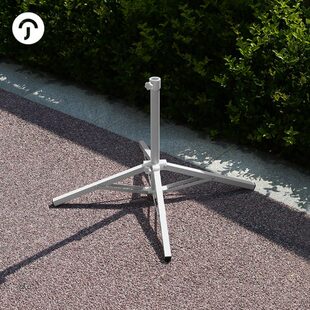 户外遮阳伞摆摊大伞底座四脚固定铁架座墩太阳伞折叠十字伞架支架