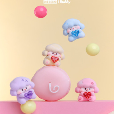 Buddy闪耀小狗也心动系列萌粒盲袋潮玩盲盒可爱摆件少女新