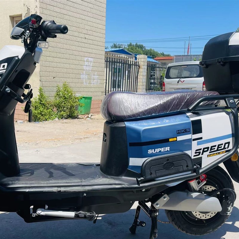 北京可上白牌新国标新款外卖车电动D车电动自行车踏板车载货电瓶