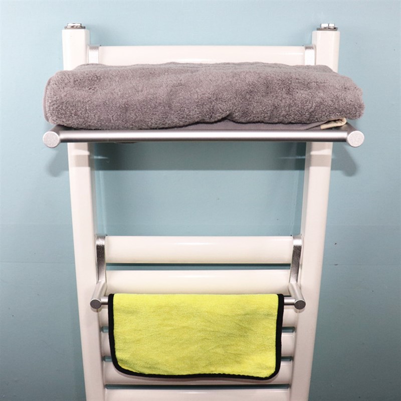全铝小背篓暖气片毛巾浴巾架卫浴挂晾衣杆烘烤去霉散热器置物架子