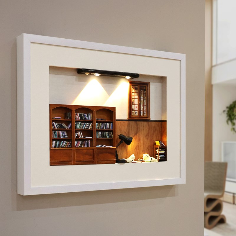 磁吸电表箱装饰画diy置物2025新款配电箱遮挡挂画电闸开关盒壁画