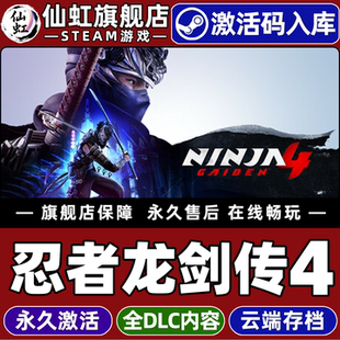 Steam正版忍者龙剑传4 激活码CDKey入库全球国区 NINJA GAIDEN 4全DLC含预购奖励PC电脑单机离线砍杀动作游戏