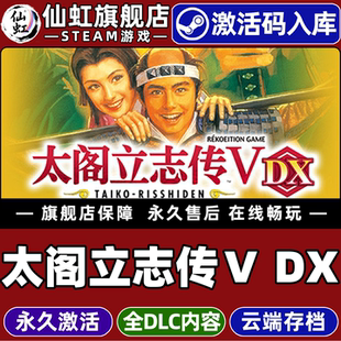 Steam正版太阁立志传Ⅴ DX 激活码CDKey入库全球国区全DLC 电脑PC单机策略模拟历史经营武将养成角色扮演游戏