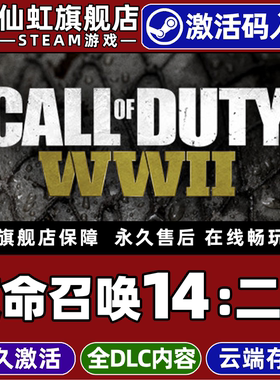 Steam正版使命召唤14二战激活码CDKey入库Call of Duty: WWII 全DLC电脑PC单机战争二战历史射击僵尸动作游戏