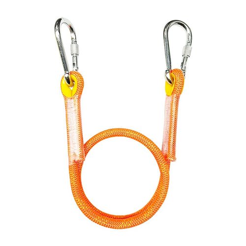 高空作业安全绳耐磨带连接延长绳保险绳登山救生绳家用晾衣双钩绳