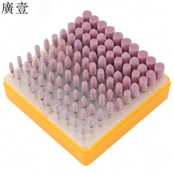 廣壹 砂轮磨头金属抛光玉器火石仔打磨头模具砂轮打磨头圆柱形