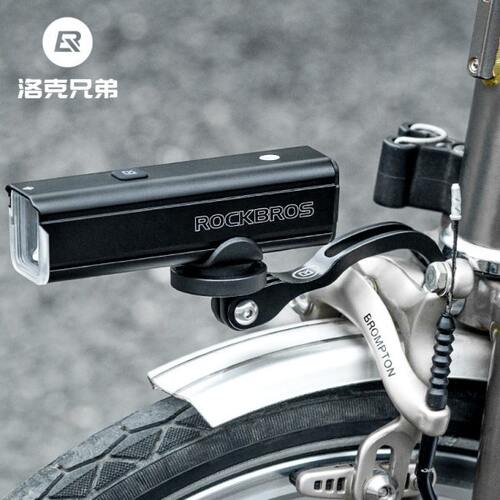 折叠车前叉灯架自行车灯延伸支架运动相机底座小布铝合金加长配件