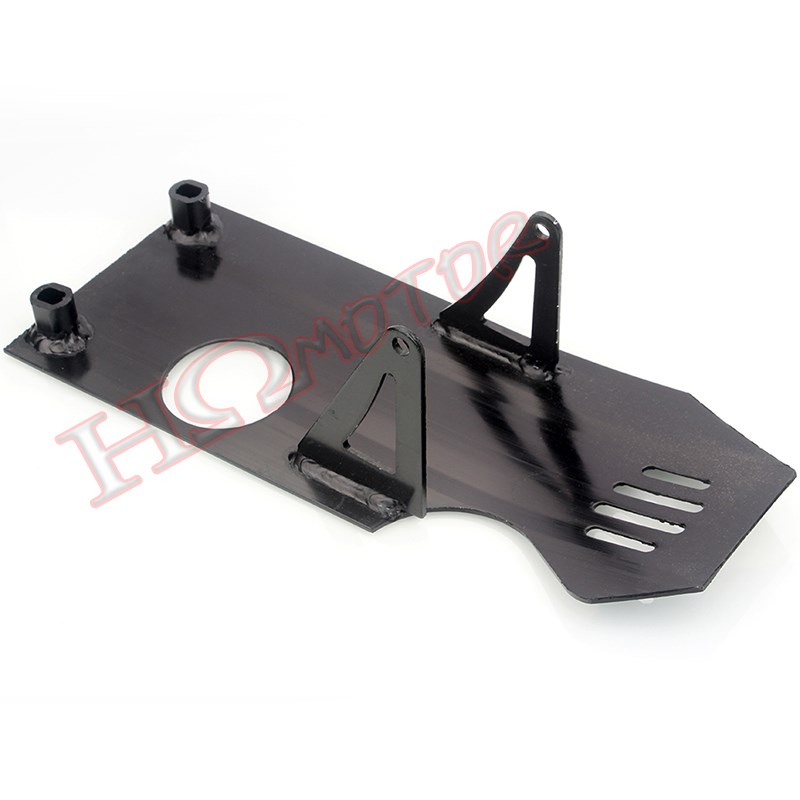 110 125电脚启动小飞鹰阿波罗高赛越野摩托车发动机上置底托护板