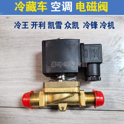 开利冷王冷藏车空调电磁阀凯雪冷锋冷藏机组空调电磁阀总成