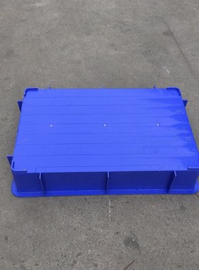常州厂家生产635周转箱  蓝色水果浅盘 面包中转冷库冷藏浅盒