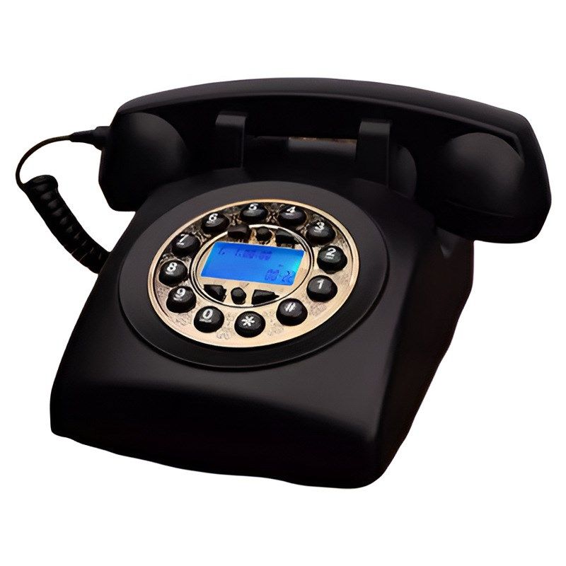 美式仿古怀旧来电显示电话机械铃老式复古固定座机家用欧式古董