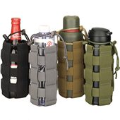 战术水壶套可调节保温杯套户外骑行便携水杯套腰挂molle附件挂包
