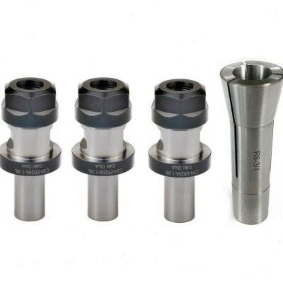 3pcs C3/4-ER20A-1.38L 延长杆+ 1pcs R8筒夹3/4孔径-M12后拉螺纹