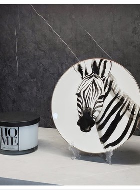 现代简约样板间客厅酒柜玄关u装饰挂画雕塑玻璃陶瓷道具摆件ZH264