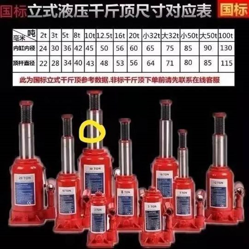 液压立式千斤顶修理包2吨200吨全套油封小钢珠回油阀油压顶配件