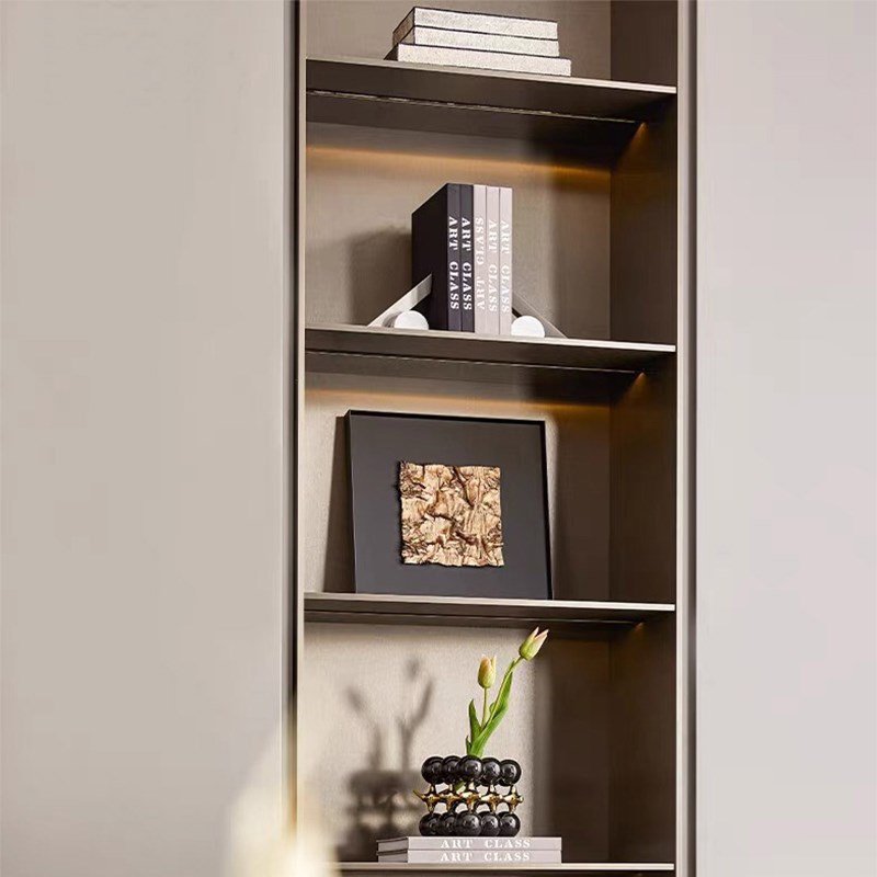 OMENIA轻奢样板间客厅展示柜陈列搭配装饰品摆R件博物架开放格饰