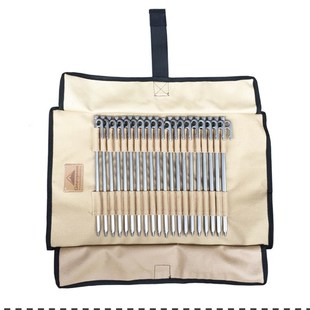 柯曼小号营钉包露营帐篷钉收纳包收纳布袋帆布露营管理营钉工具袋