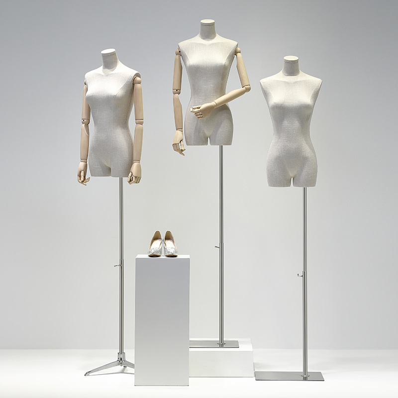 高档韩版锁骨模特道具女半身人台服装店模特架子身人体展示架