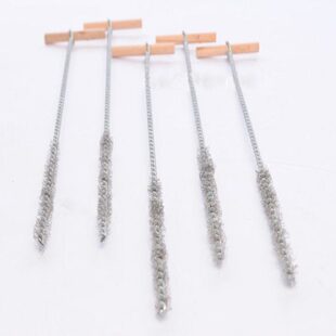 植筋胶加固清孔工具毛刷 螺栓加固清尘钢丝刷子 植筋清孔必用工具