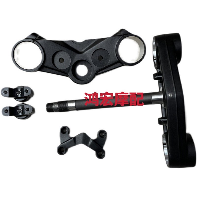 无极LX500-F减震 无极500AC复古500原装方向柱立管上连板方向把