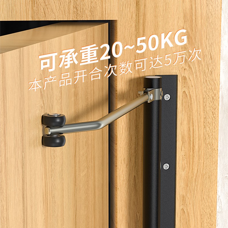 天霖闭门器家用缓冲回弹推拉木门新款易闭合免打孔自动关门闭门器