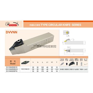 3532P16 2525M16 3232P16 抗震外圆数控刀杆DVVNN2020K16 悍狮霸