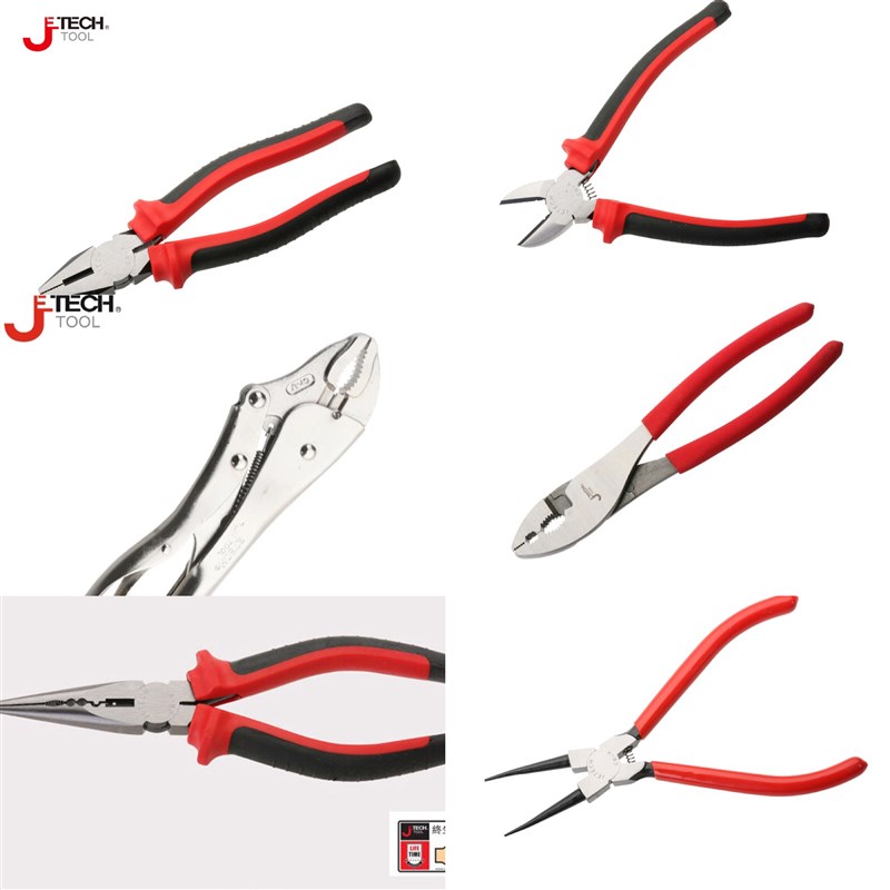 捷科尖嘴钳RP-6 RPC-6绝缘钳IRP-6钢丝钳TP-8 TP-7卡簧钳SR鲤鱼钳