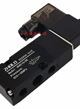 ZHOLO卓良气动二位五通板式电磁阀4M21008 31010 31008 41015