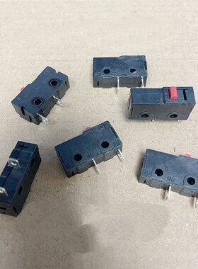 小型微动开关行程开关3脚Kw4A(S)铜点不带背条黑色榨汁机电源开关