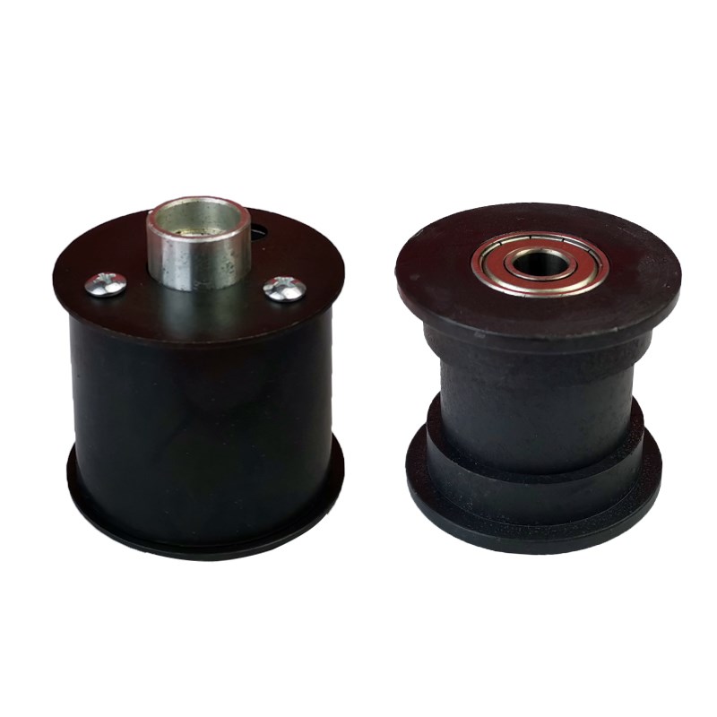 M10 M14螺纹接口主动轮 高分子材料被动轮 砂带支架配件