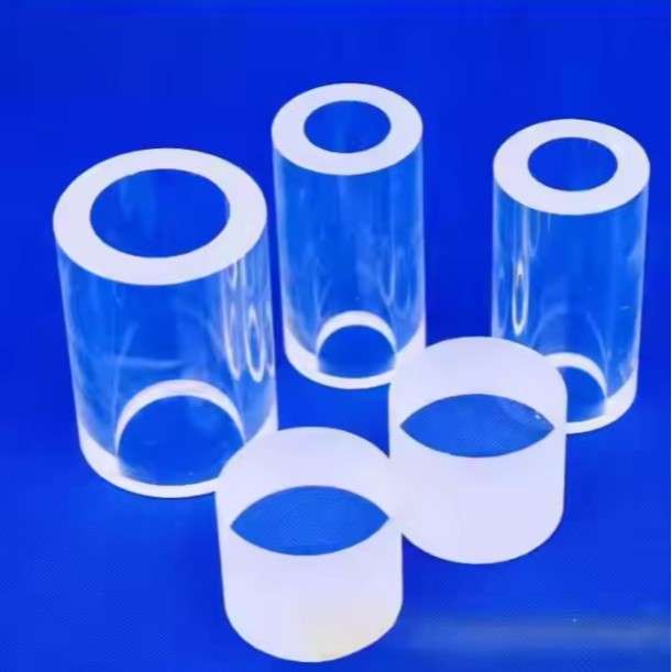 耐高温石英管电阻透明r石英玻璃管透明熔融石英坩埚