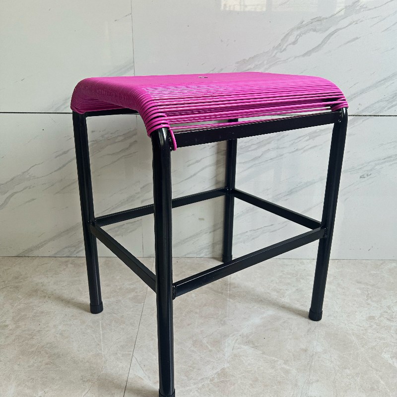 缝纫机平车透气散热加粗铁管凳子服装厂员工上班凳子夏天透气凳子