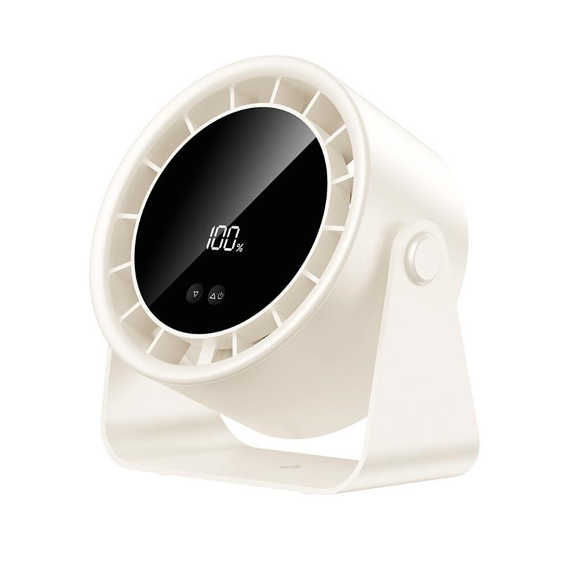 2025新款涡轮增压桌面小风扇可充电超静音电风扇小钢炮空气循环扇