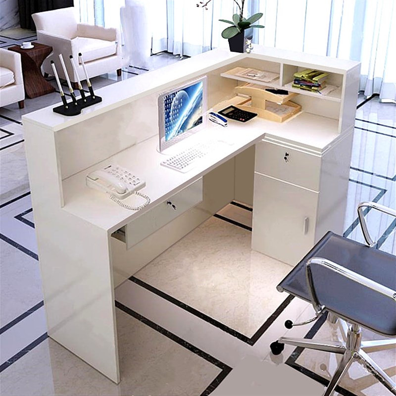 包邮转角收银台公司前q台柜台饭店吧台维修台接待桌办公吧台约现