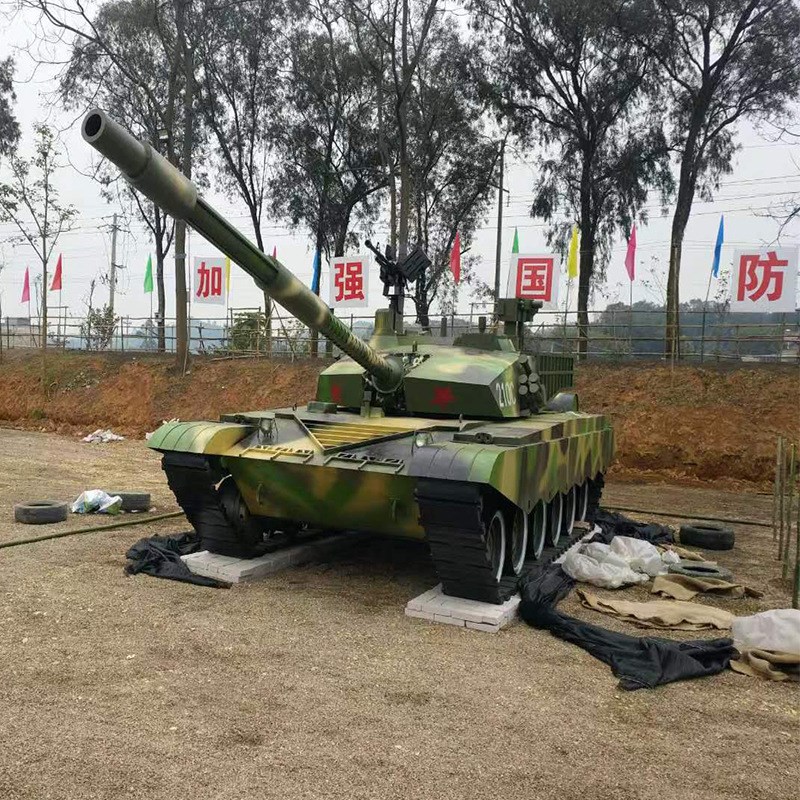 大型合金坦克战车军事实训专用模型户外商场景区展览道Y具成品摆