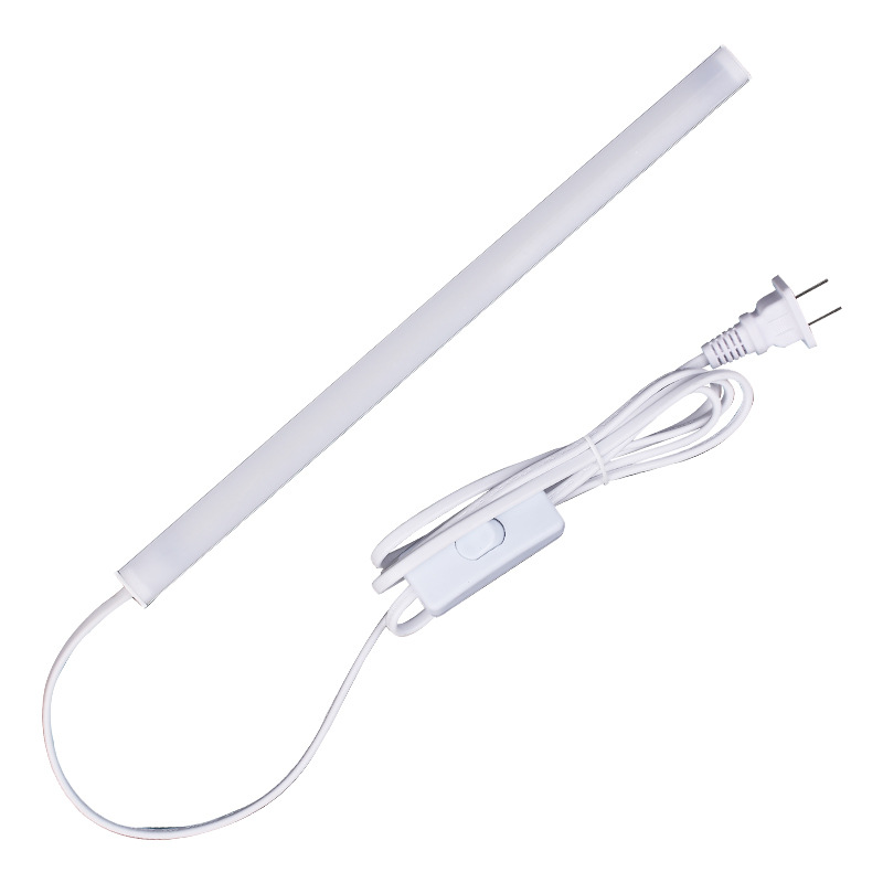 插头灯硬灯条220v灯灯条直插式照明节能灯带接头超薄超亮贴片