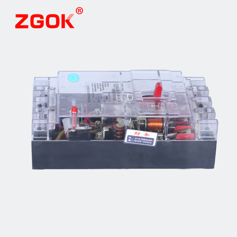 DZ15LE-100/490三相四线透明漏电保护空气断路器开关380V63A100A