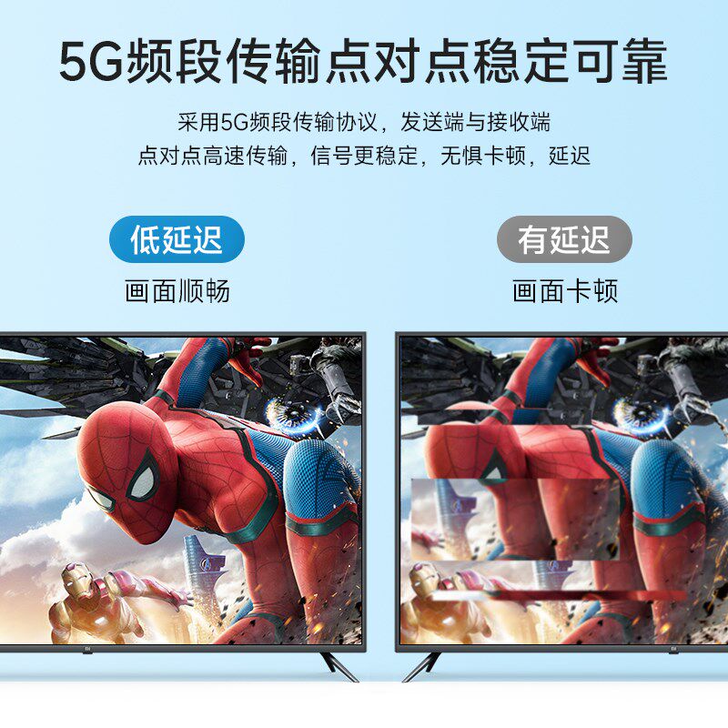 DMI无线传输器投屏同屏器图传4K笔记本电脑连电视显示屏投影仪