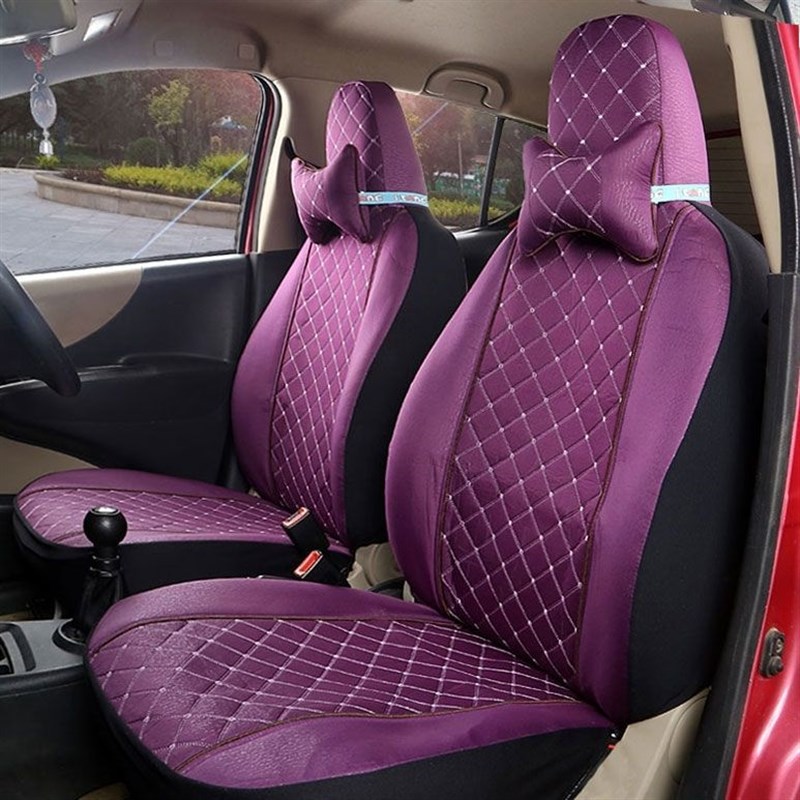 鸿喜达7四轮电动车座套坐垫套全包围布艺亚麻四季通用坐套