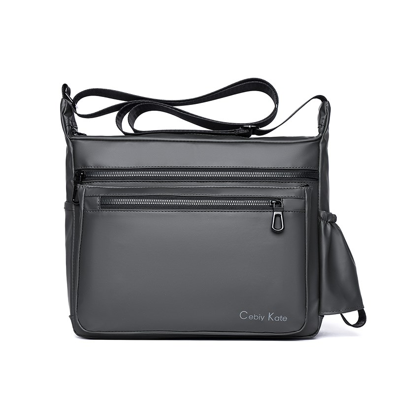 新款男包大容量皮膜斜挎包休闲通勤单肩包多层防水时尚百搭男背包