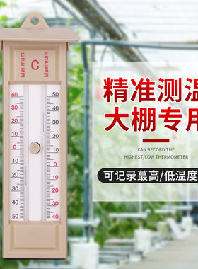 可记忆记录高低温度计大棚养殖专用温度表家用壁挂式工业测温仪