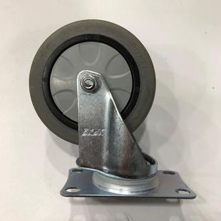 25平推车轮14.0英寸 龟车万向脚轮孔间距80 40无声10.5英寸