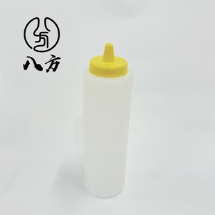 鸡肉卷挤酱瓶 甜面酱挤酱瓶 黄嘴 商用厨具餐厅用20oz挤酱瓶