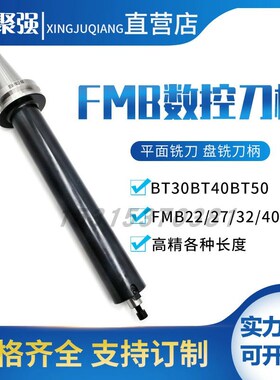 BT50-FMB22/27/32/40-100/200/300/400/500/600L数控平面铣刀柄