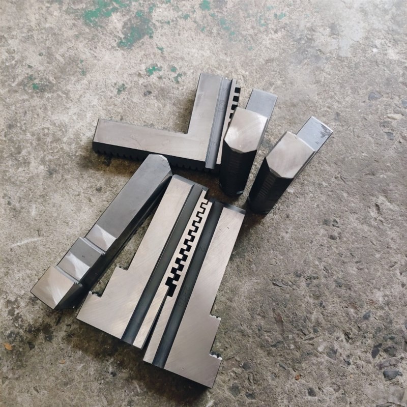 车床卡盘320三爪卡盘卡爪正爪加高反脚加长10牙厚度36机床附件