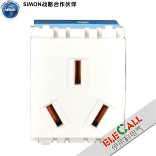 西蒙开关32系列 RS16 2位16A三孔插座功能件